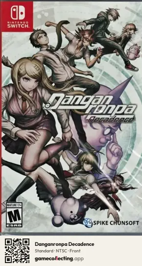 Danganronpa Decadence Nintendo Switch, NTSC box front