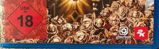 Borderlands 3, the USK square on its front