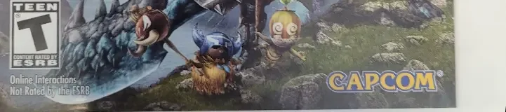 Monster Hunter 3 Ultimate, the ESRB box on its front