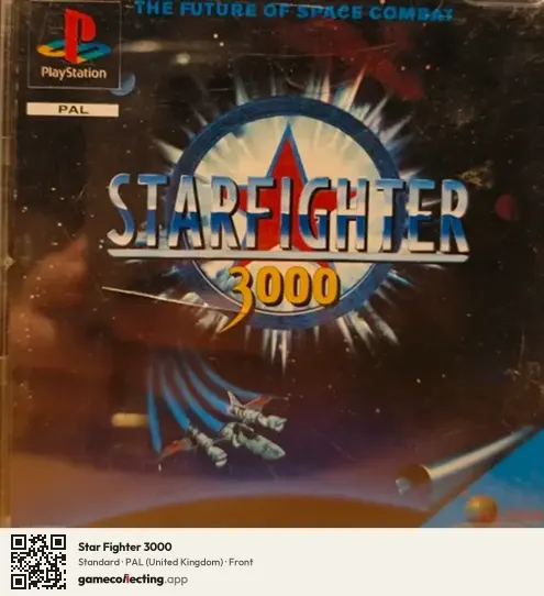 Star Fighter 3000 PlayStation, United Kingdom box front
