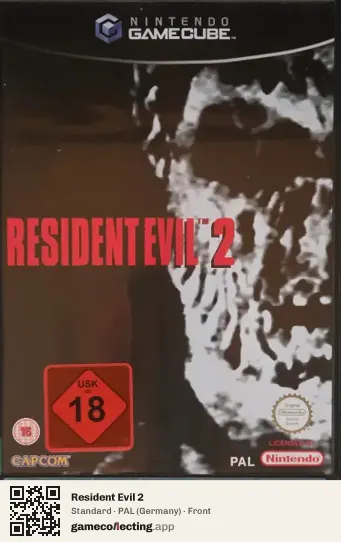 Resident Evil 2 Nintendo GameCube, Germany box front