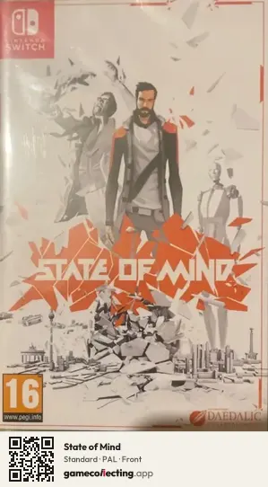 State of Mind Nintendo Switch, PAL box front