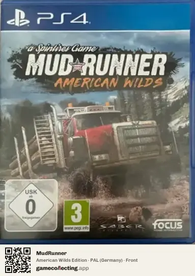 MudRunner PlayStation 4, Germany box front