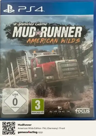 MudRunner PlayStation 4, Germany box front