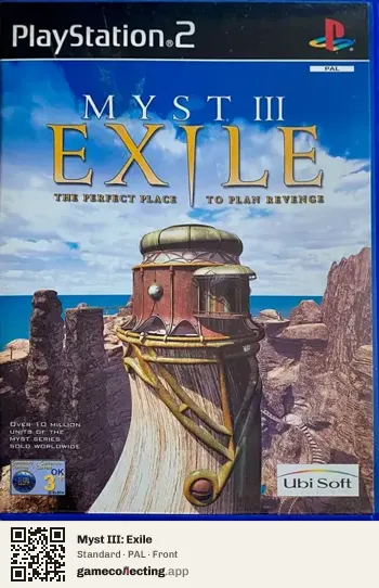 Myst III: Exile PlayStation 2, PAL box front