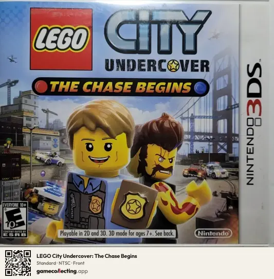 LEGO City Undercover: The Chase Begins Nintendo 3DS, NTSC box front