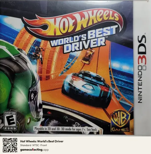 Hot Wheels: World's Best Driver Nintendo 3DS, NTSC box front