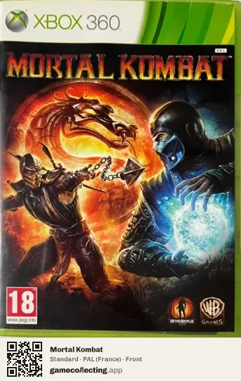 Mortal Kombat Xbox 360, France box front