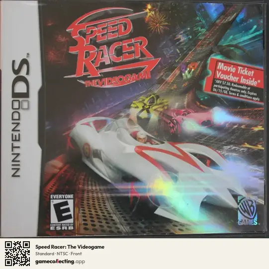 Speed Racer: The Videogame Nintendo DS, NTSC box front