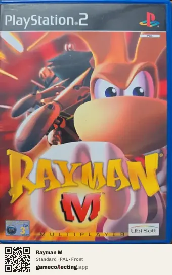 Rayman M PlayStation 2, PAL box front