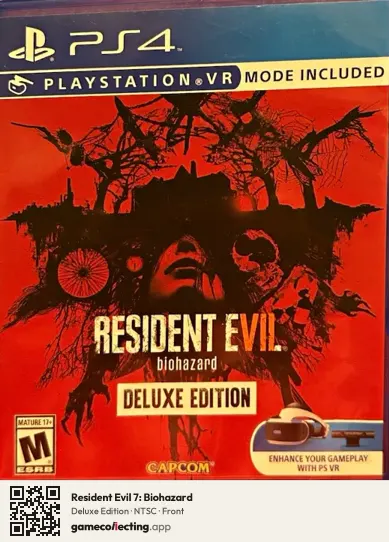 Resident Evil 7: Biohazard PlayStation 4, NTSC box front