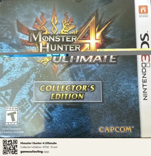 Monster Hunter 4 Ultimate Nintendo 3DS, NTSC box front