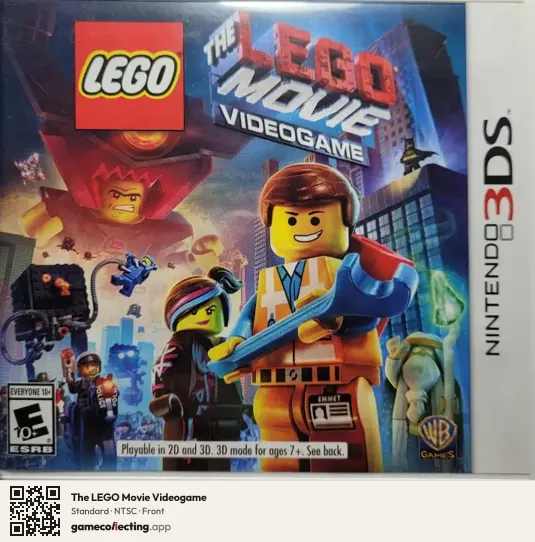 The LEGO Movie Videogame Nintendo 3DS, NTSC box front