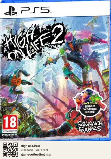 High on Life 2 PlayStation 5, PAL box front