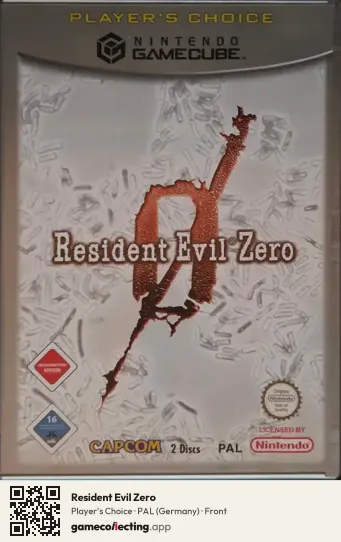 Resident Evil Zero Nintendo GameCube, Germany box front