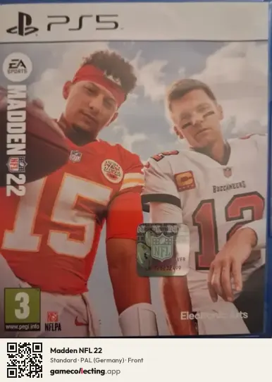 Madden NFL 22 PlayStation 5, Germany box front