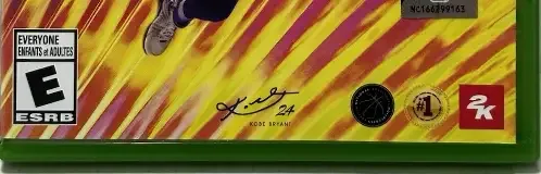 NBA 2K24, the ESRB box on its front