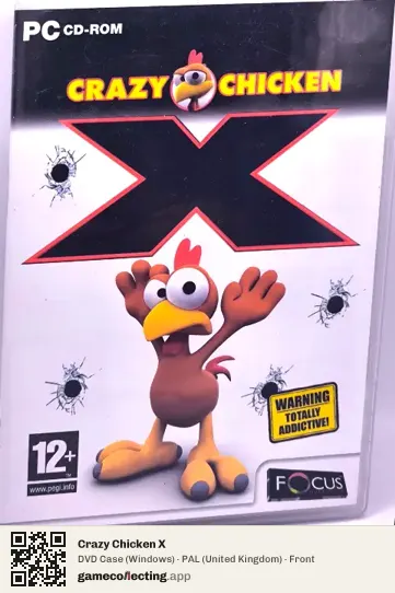 Crazy Chicken X Computer, United Kingdom box front