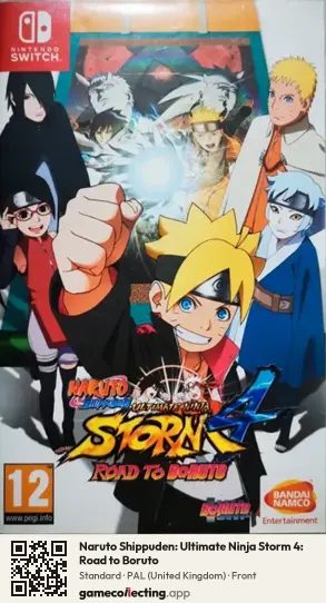 Naruto Shippuden: Ultimate Ninja Storm 4: Road to Boruto Nintendo Switch, United Kingdom box front