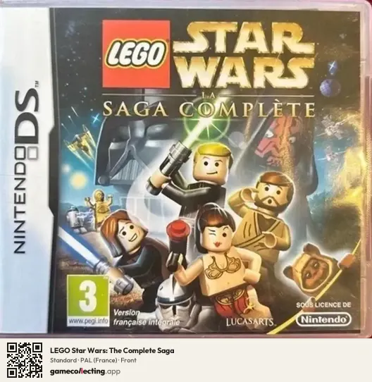 LEGO Star Wars: The Complete Saga Nintendo DS, France box front
