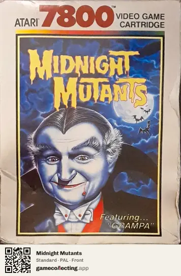 Midnight Mutants Atari 7800, PAL box front