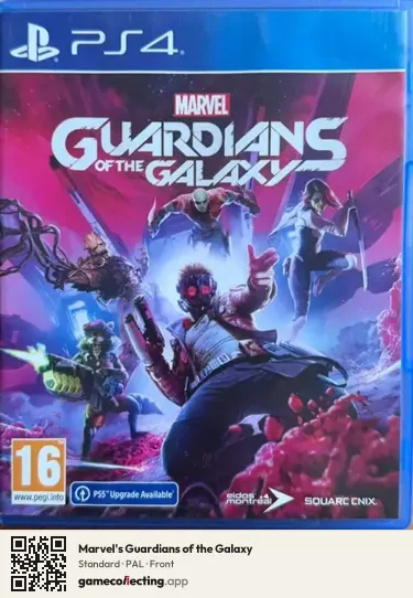Marvel's Guardians of the Galaxy PlayStation 4, PAL box front