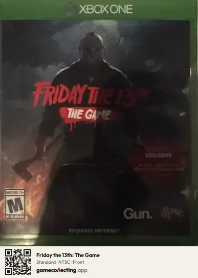 Friday the 13th: The Game Xbox One, NTSC box front