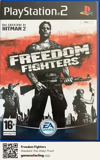 Freedom Fighters PlayStation 2, Italy box front
