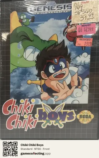 Chiki Chiki Boys Sega Mega Drive / Genesis, NTSC box front