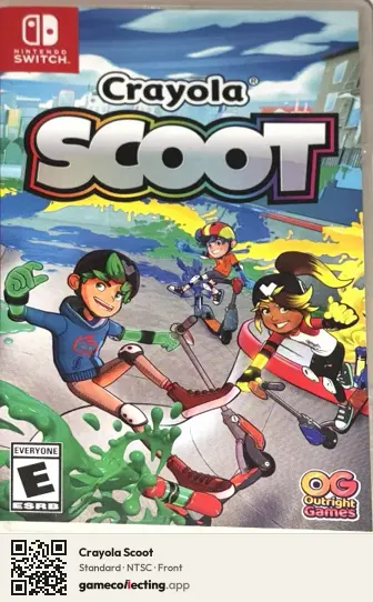 Crayola Scoot Nintendo Switch, NTSC box front