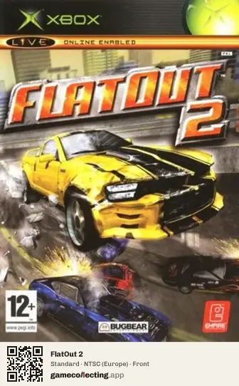 FlatOut 2 Xbox, Europe box front