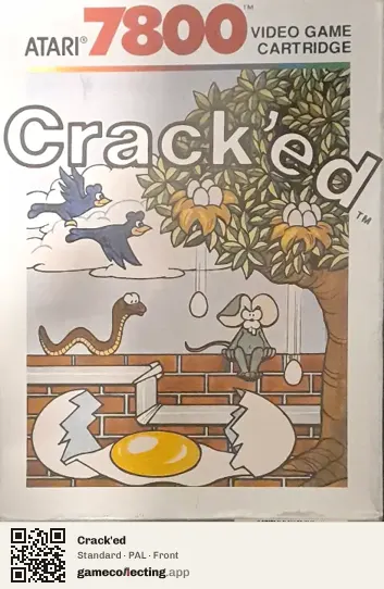 Crack'ed Atari 7800, PAL box front