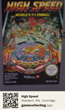 High Speed Nintendo Entertainment System, PAL cartridge label