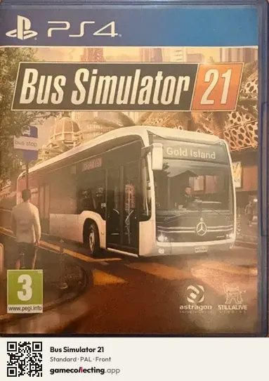 Bus Simulator 21 PlayStation 4, PAL box front