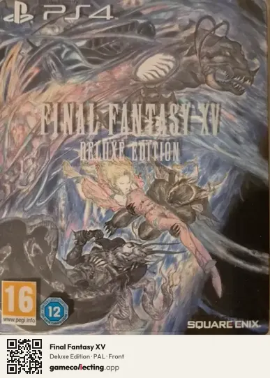 Final Fantasy XV PlayStation 4, PAL box front