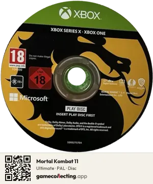 Mortal Kombat 11 Xbox Series X, PAL disc