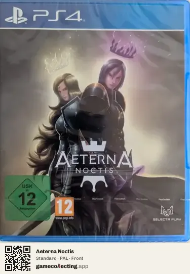 Aeterna Noctis PlayStation 4, PAL box front