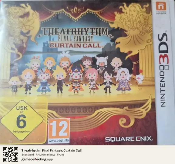 Theatrhythm Final Fantasy: Curtain Call Nintendo 3DS, Germany box front