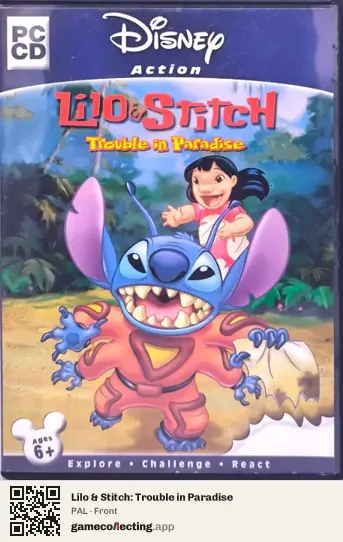 Lilo & Stitch: Trouble in Paradise Computer, PAL box front