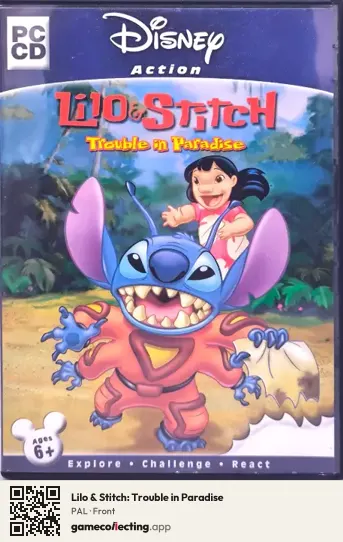 Lilo & Stitch: Trouble in Paradise Computer, PAL box front
