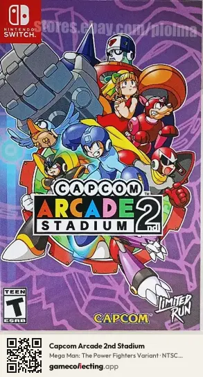 Capcom Arcade 2nd Stadium Nintendo Switch, NTSC box front