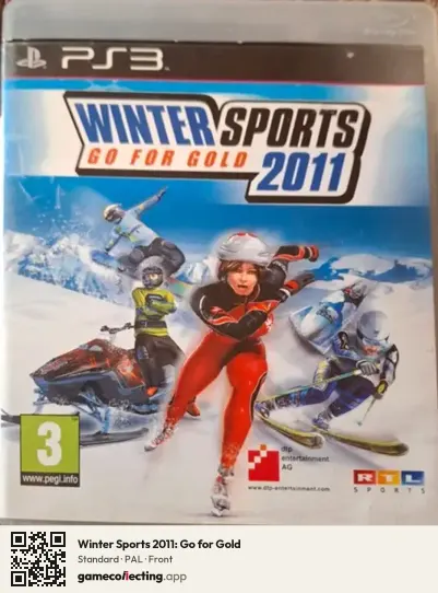 Winter Sports 2011: Go for Gold PlayStation 3, PAL box front