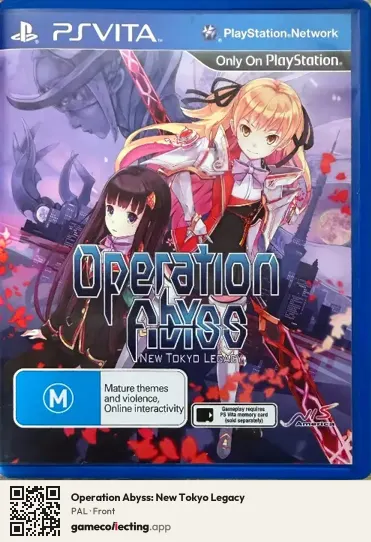 Operation Abyss: New Tokyo Legacy PlayStation Vita, PAL box front