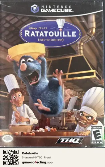 Ratatouille Nintendo GameCube, NTSC box front