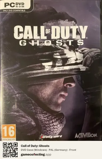 Call of Duty: Ghosts Computer, Germany box front