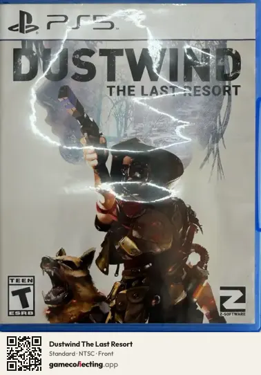 Dustwind The Last Resort PlayStation 5, NTSC box front