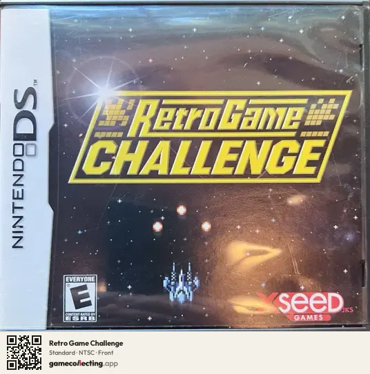 Retro Game Challenge Nintendo DS, NTSC box front