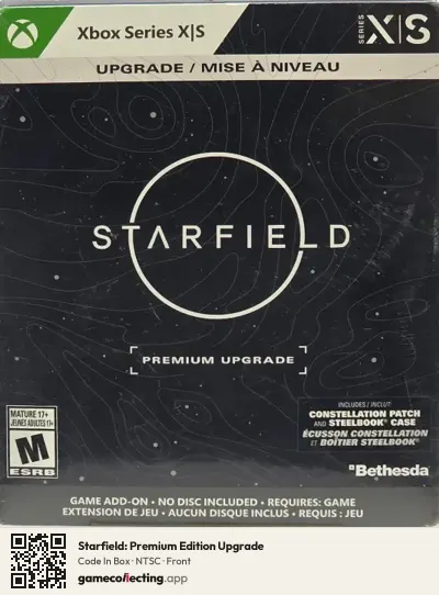 Starfield: Premium Edition Upgrade Xbox Series X, NTSC box front