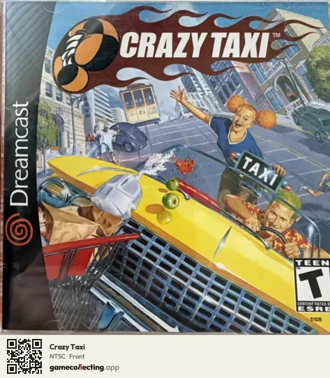 Crazy Taxi Sega Dreamcast, NTSC box front