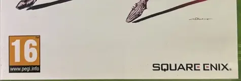 Final Fantasy XIII-2, the PEGI square on its front